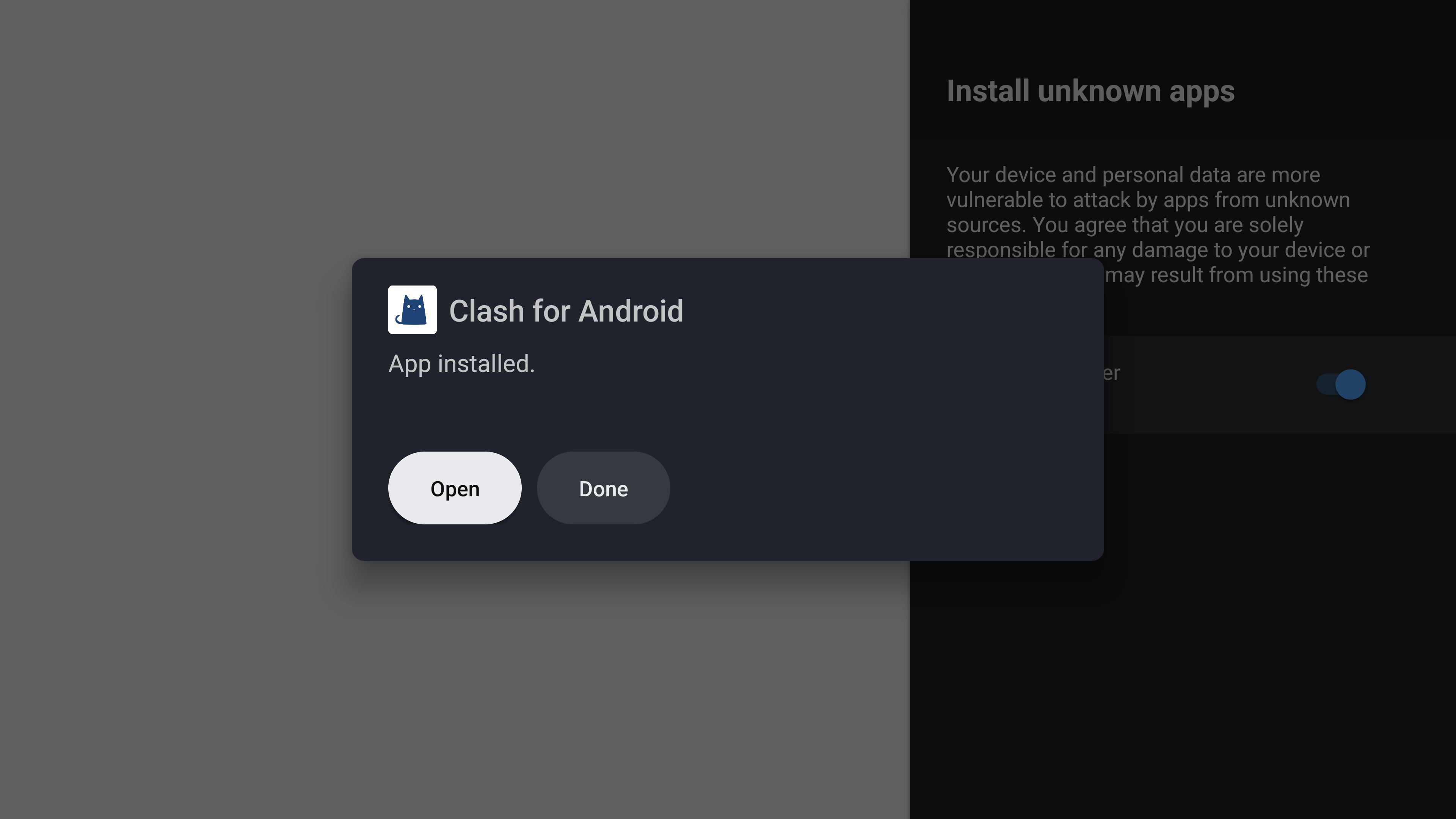 Установка Clash for Android